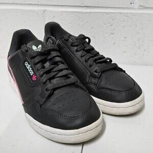 Adidas Women's Size‎ 5 Dark Gray Leather Sneakers Shoes